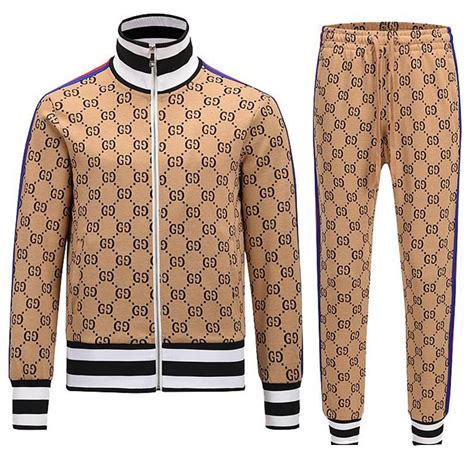 gucci dark blue tracksuit|black gucci tracksuit men's.